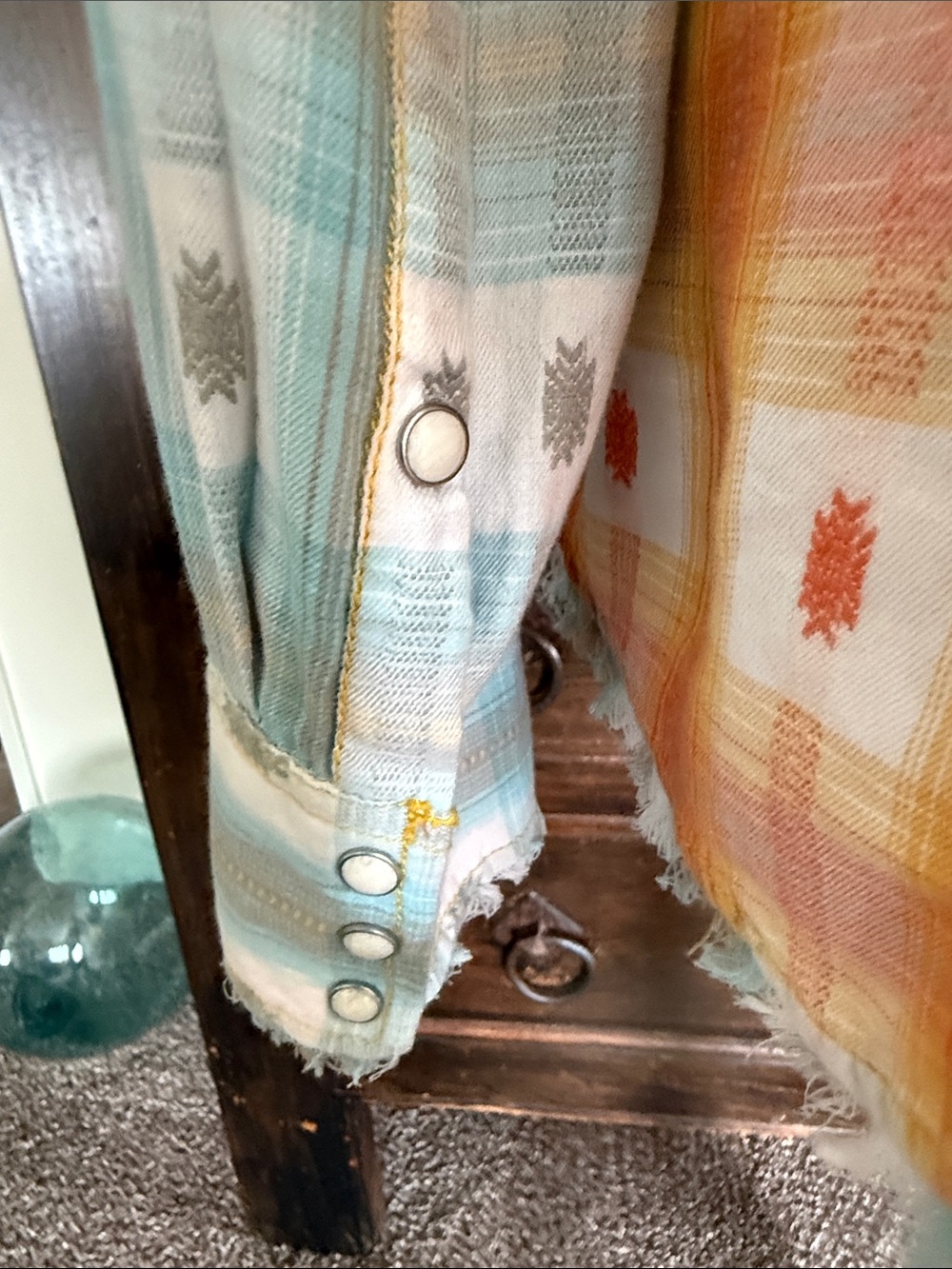 Ryan Michael Scroll Snap Women's Western Shirt - Picture 9 of 12